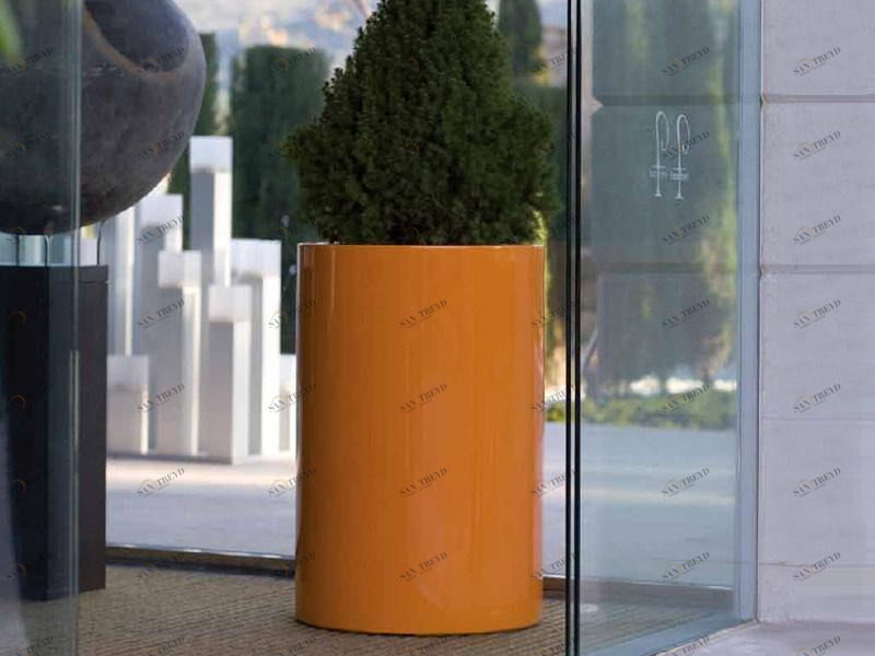 VONDOM Яркий полиэтиленовый садовый горшок Studio planters sun-id-1347174