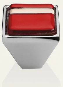 LINEA CALI' Ручка со стеклянной вставкой из замака Brera linear 207pb024/30-20-21-32