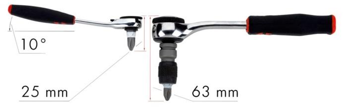 Würth Набор универсальных мини-гаечных ключей 1/4 Assortimenti chiavi a bussola 09651123 - Вид №3