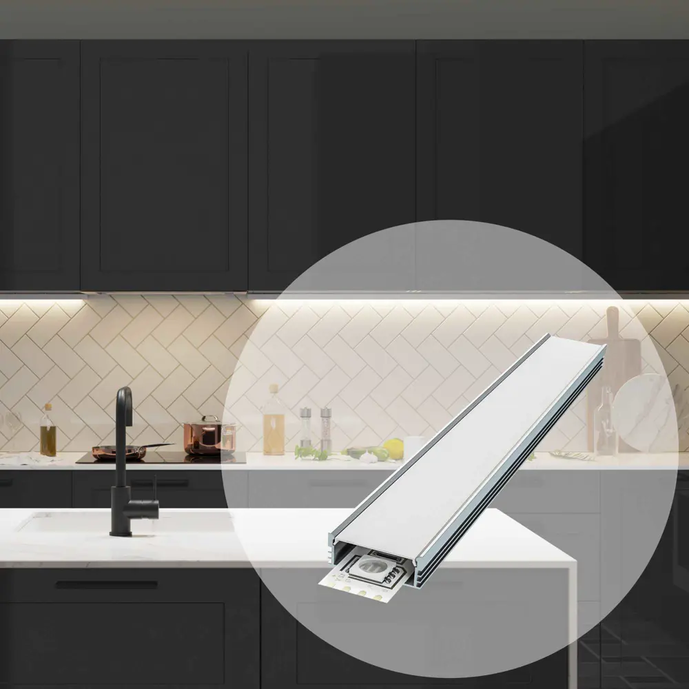 Профиль для светодиодной ленты 12 мм универсальный глубокий 2 м APEYRON STLM-2012591