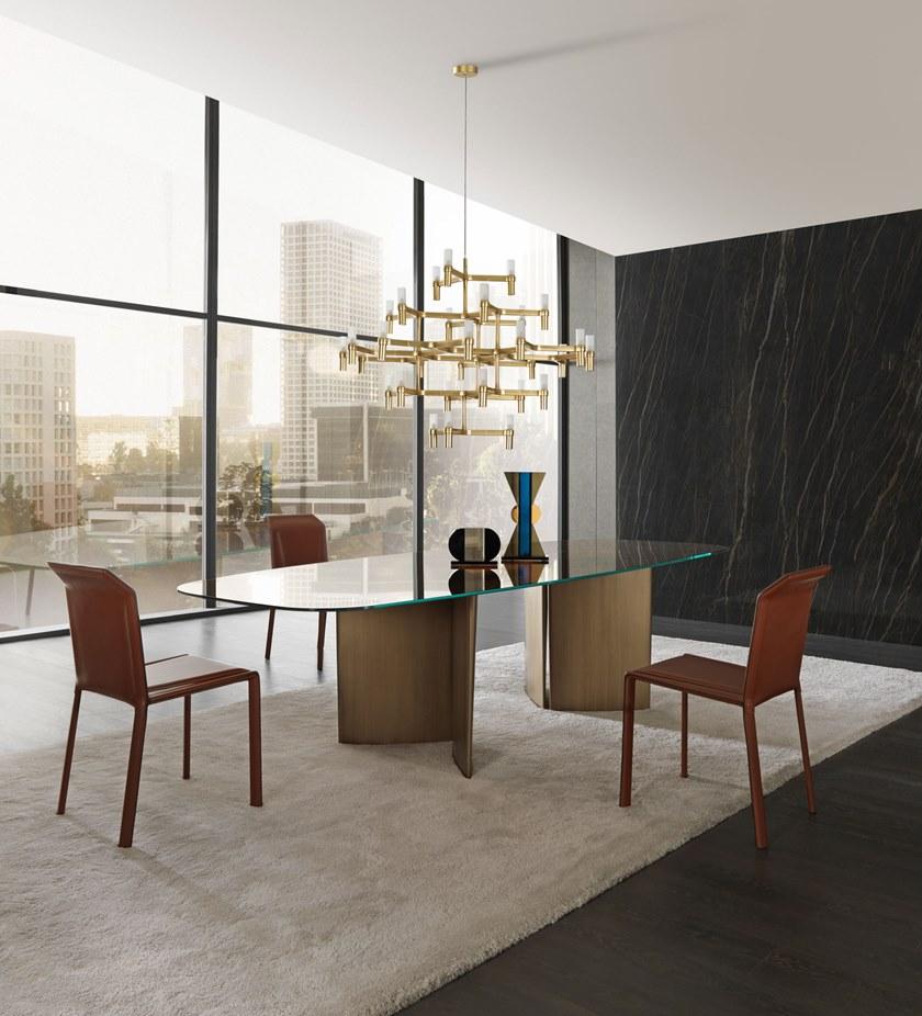 MisuraEmme Прямоугольный стеклянный стол Atelier sun-id-1486601 - Вид №8