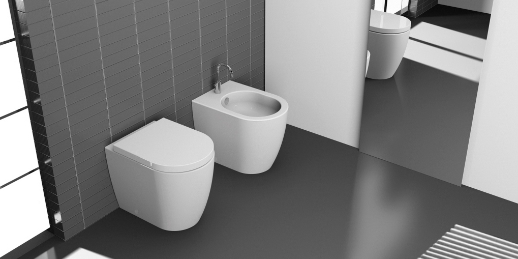 SMVAPR Приставной унитаз напольный Белый Ceramica Cielo SMILE Италия - Вид №2