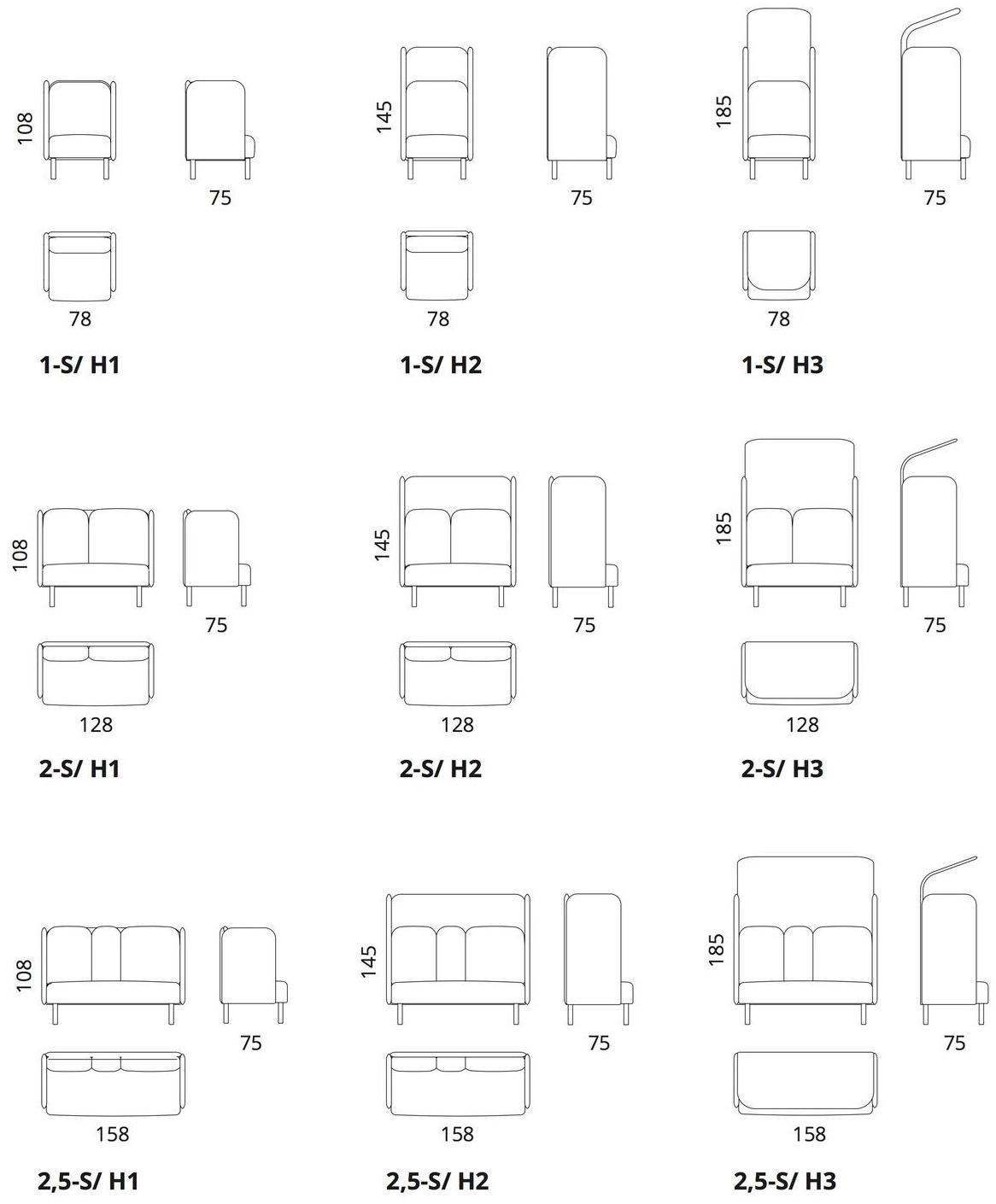 SOFTREND 3-х местный тканевый диван с огнестойкой обивкой August sun-id-1370757 - Вид №7