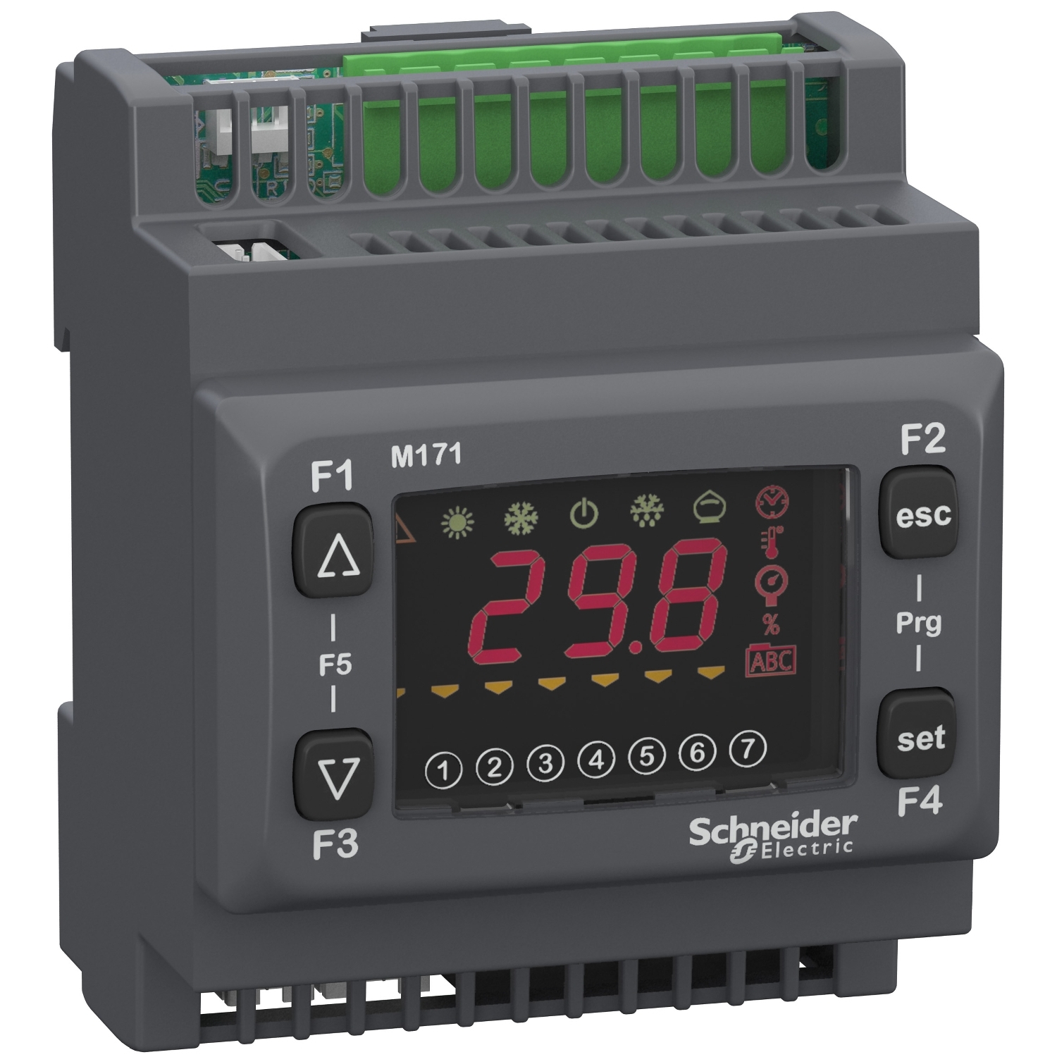 TM171ODM22R Оптим ПЛК М171, дисплей, 22 I/Os, Modbus Schneider Electric HVAC ПЛК Modicon 