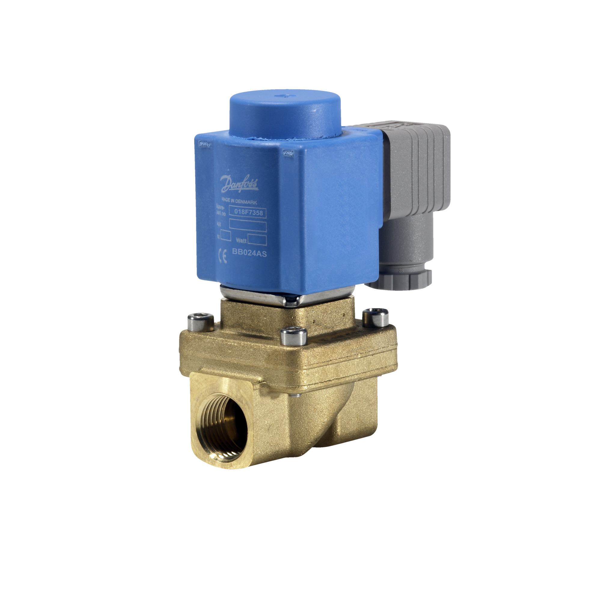 Danfoss EV250B — двухходовые электромагнитные клапаны с принудительным подъемом Клапан электромагнитный EV250B 032U5254  - Вид №4