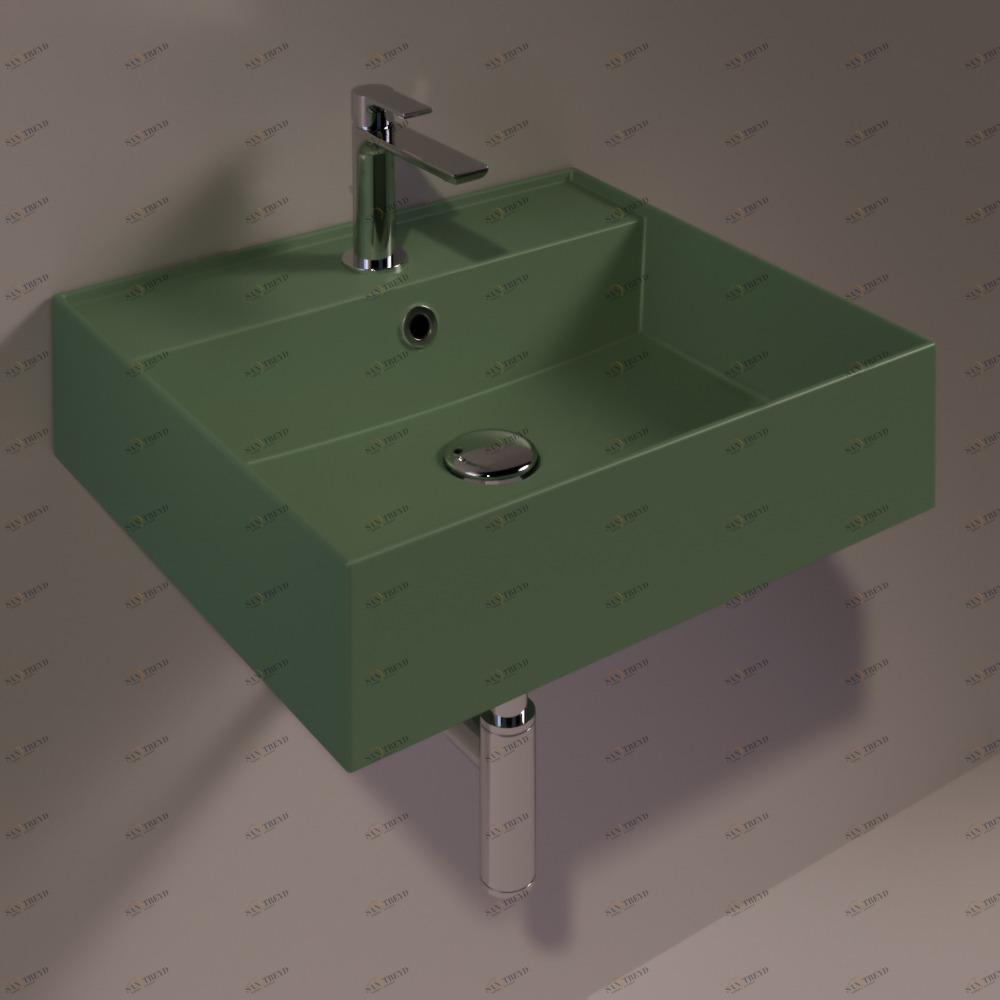 AG51MIRTOMATT Подвесная раковина настенная прямоугольная Simas Agile