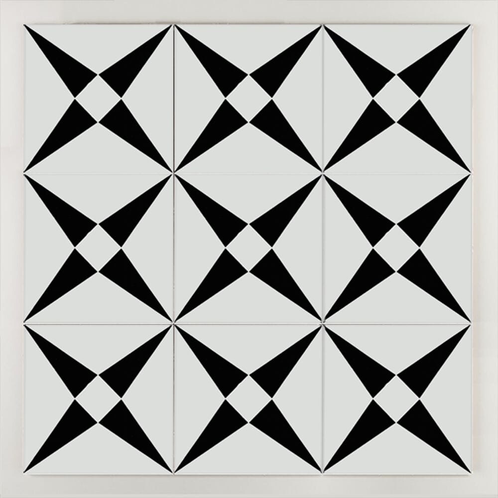 Пол / покрытие ручной работы La Riggiola черный и белый ARCH-00142005 - Вид №3