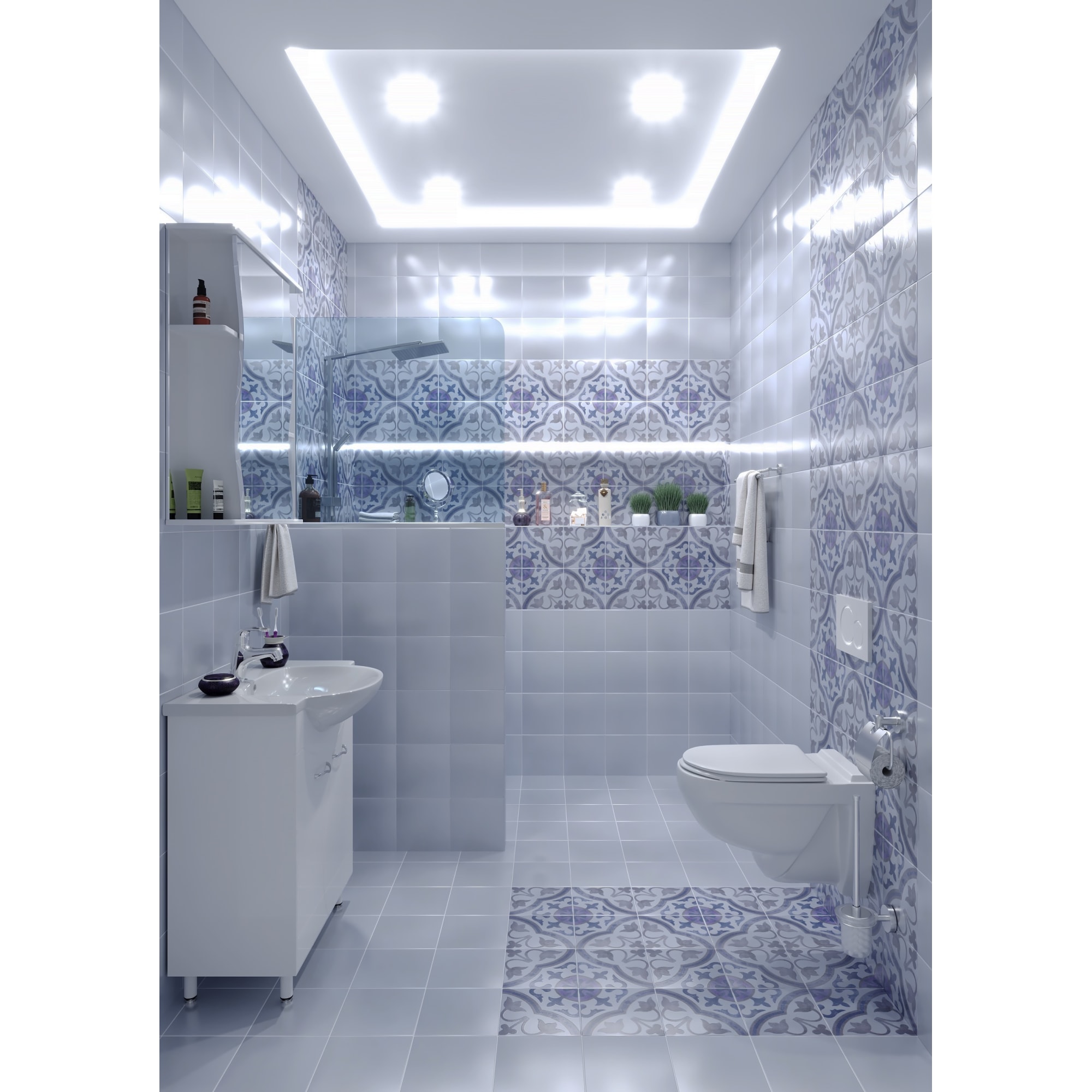 18737326 Плитка наcтенная 20x20 см 1 м2 цвет бежевый Rustica Santreyd - Вид №3