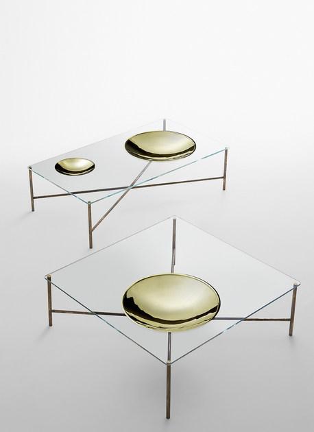 Gallotti&Radice Низкий квадратный журнальный столик для гостиной sun-id-1351756 - Вид №2