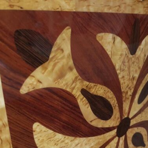 Художественный паркет Da Vinci Щитовой 26-207 Орех американский Селект (Гладкая) 500х500 мм 26010207 - Вид №4