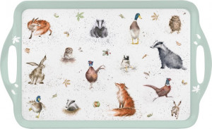 10637514 Pimpernel Поднос прямоугольный с ручками Pimpernel "Забавная фауна" 48х29,5см Пластик