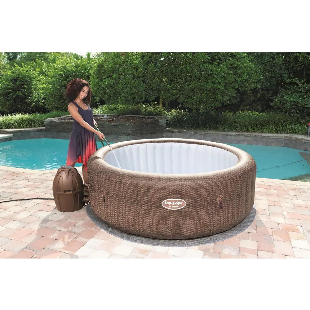 Бассейн надувной спа Bestway St.Moritz AirJet 216x71 см Santreyd STLM-2113438 - Вид №4