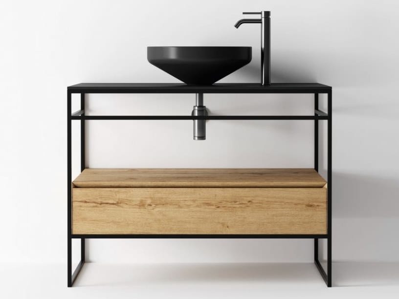 Одноместная напольная раковина с ящиками Alice Ceramica Equilibrium ARCH-00039518