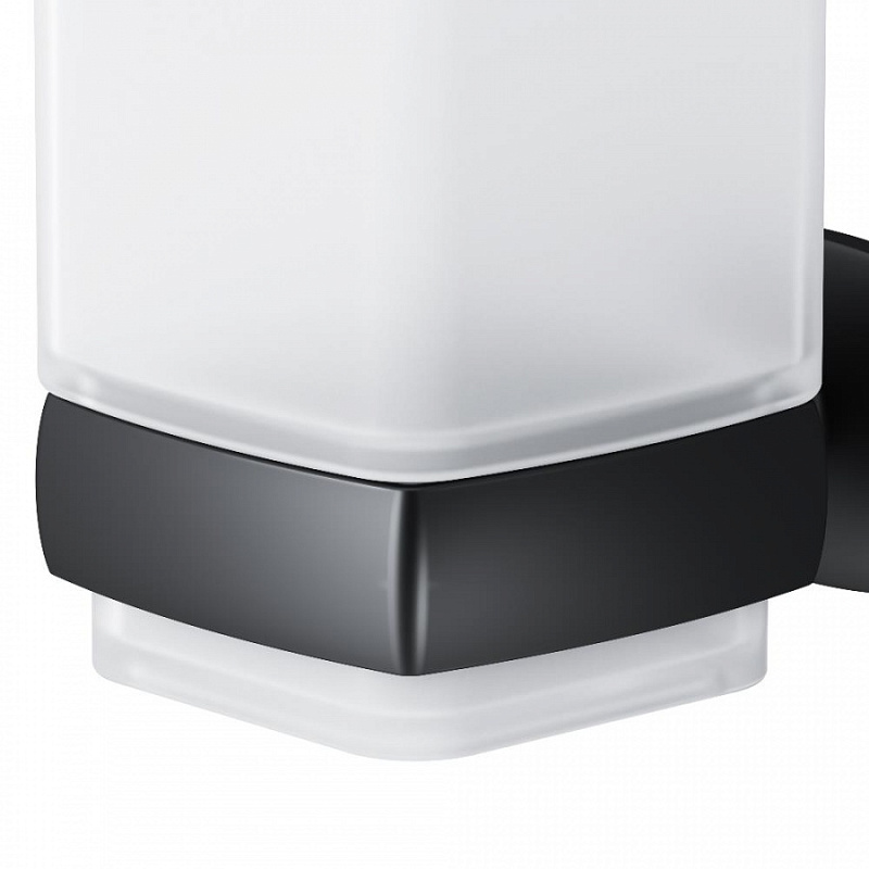 A9034322 Стеклянный стакан с настенным держателем черный AM.PM Gem - Вид №4