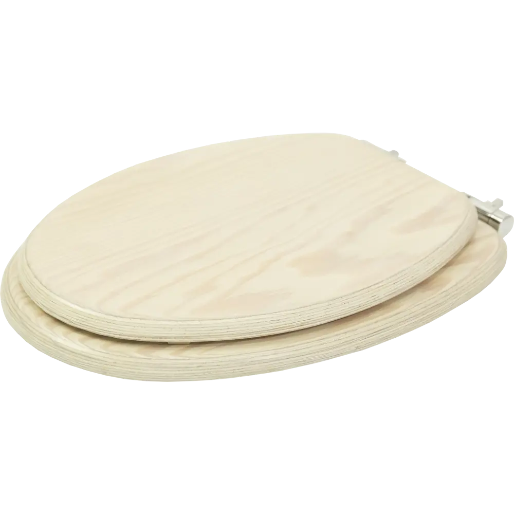 Сиденье для унитаза «Лондон» цвет белый дуб с микролифтом Santreyd STLM-2207736 - Вид №1