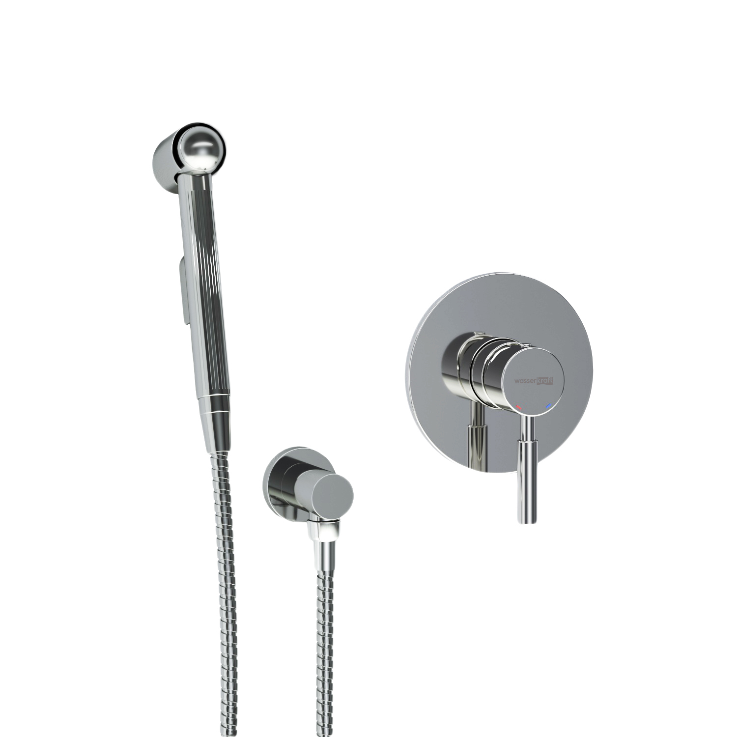 A14156 Встраиваемый комплект для биде со шлангом 100 см WasserKRAFT  - Вид №1