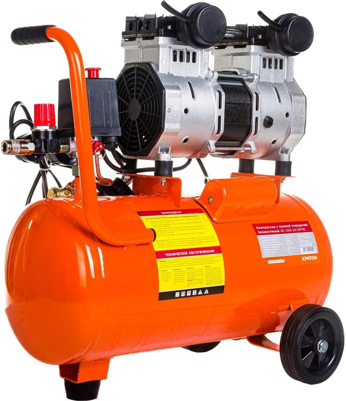 Компрессор поршневой безмасляный Кратон AC-260-24-OFHS 9024837 STDN-0106446 - Вид №2