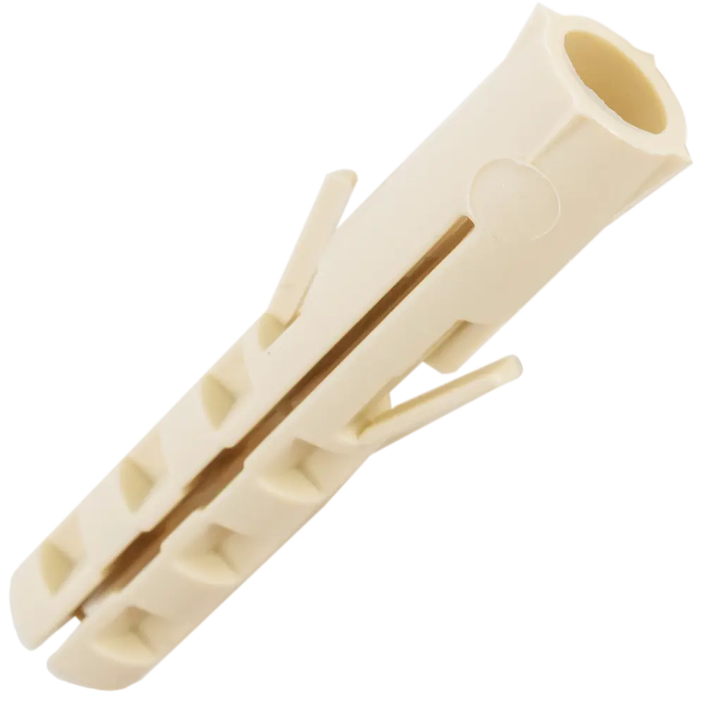 Дюбель для полнотелых материалов PND-8 8x40 мм нейлон цвет бежевый 25 шт ЕВРОПАРТНЕР STLM-2205059