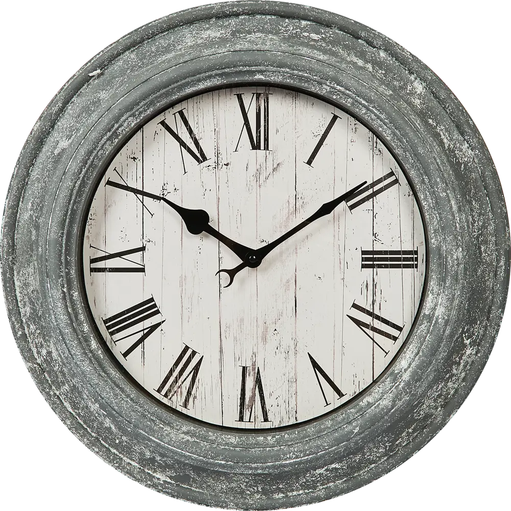 Часы настенные Dream River PLRC22001 круглые пластик цвет серый бесшумные ø50 Осень STLM-2030117 - Вид №1