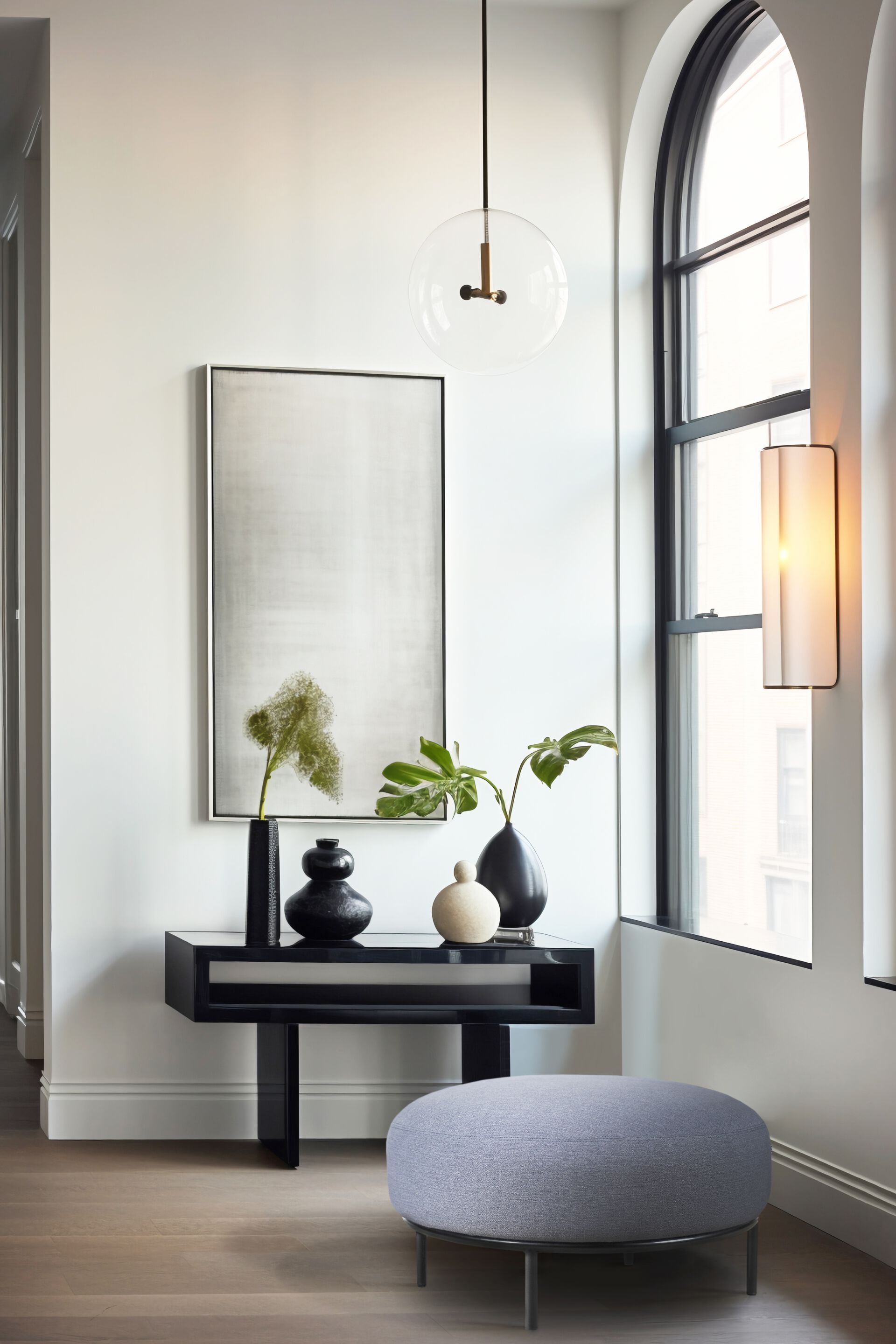 Круглый пуф из ткани Tonon Metiz ARCH-00132824 - Вид №3