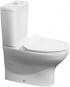 Набор Sanitana компакт POP ART: чаша BTW + сливной бачок + крышка с механизмом (микролифт)