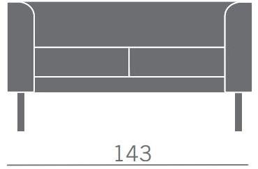 Kastel 2-х местный диван Korall sun-id-1346069 - Вид №2