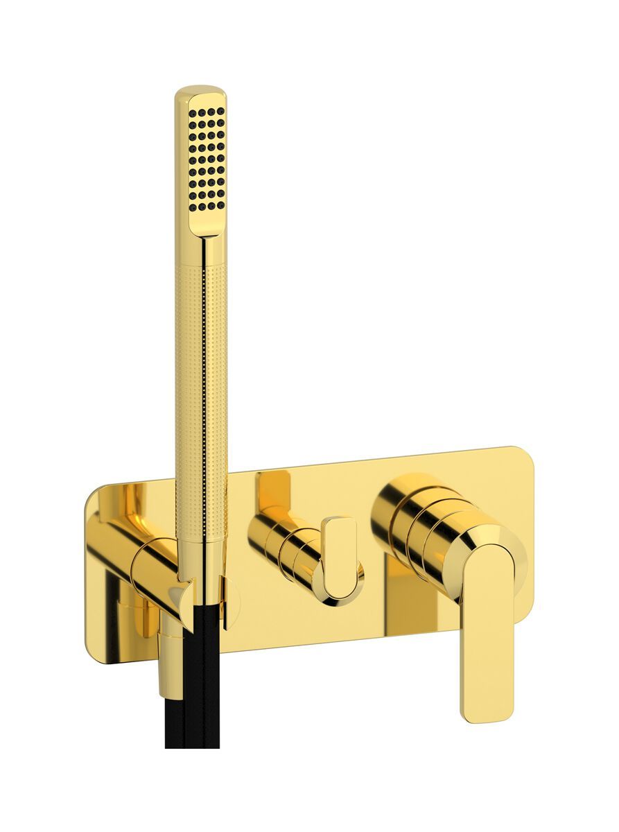 Однорычажный смеситель для душа с 3 отверстиями и ручным душем IB C-67 ARCH-00116194 - Вид №8