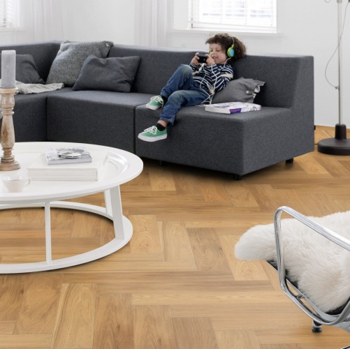 Паркет Ёлка Solidfloor New classic Винзор 1126204 Дуб Натур (Гладкая) 610х122 мм 1500200200 - Вид №10