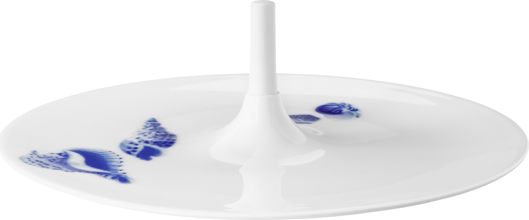 10577466 Hering Berlin Блюдо круглое Hering Berlin с ручкой "Ракушки" "Океан" 22см Фарфор 