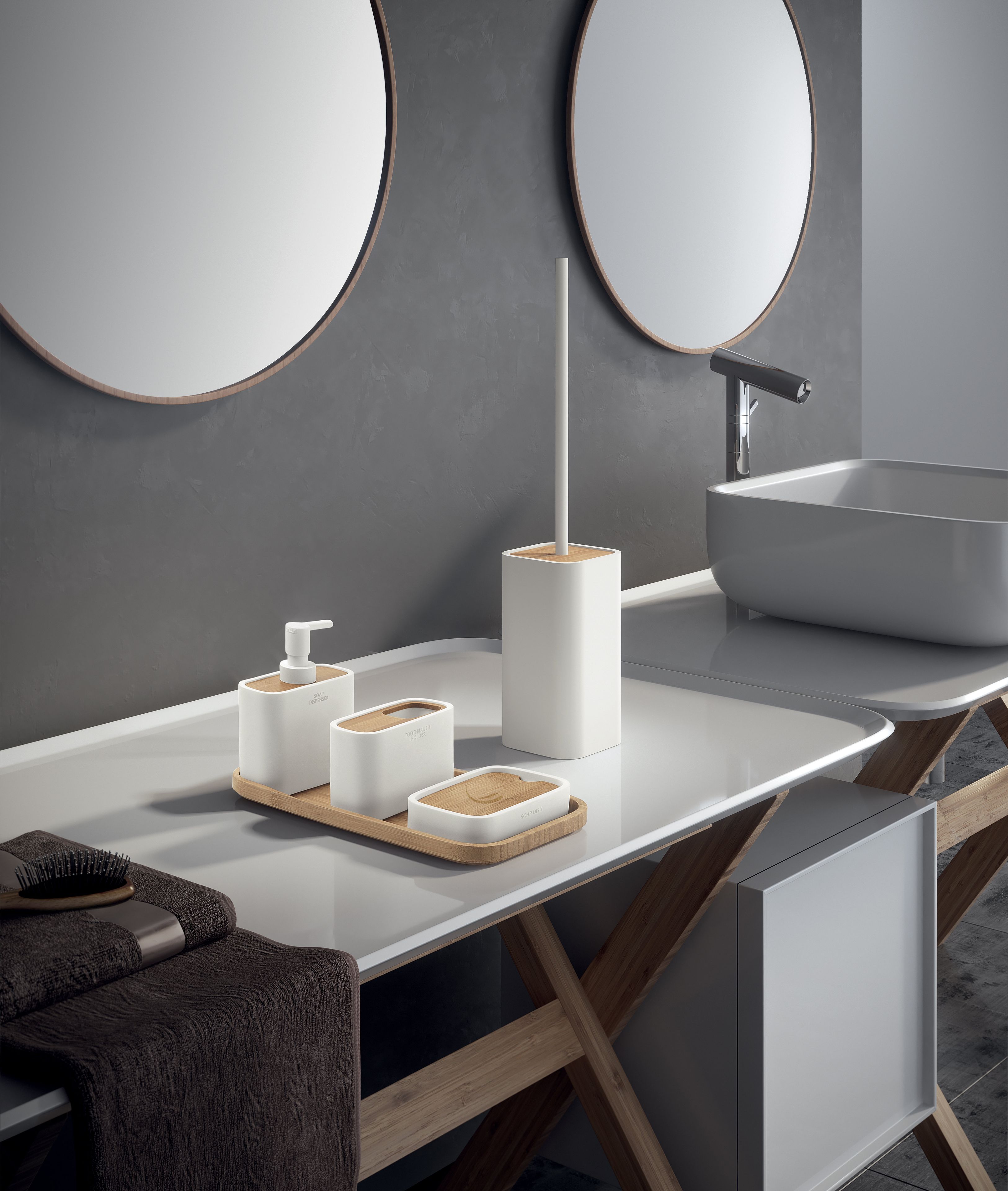 Держатель зубной щетки из смолы GEDY Водяная лилия ARCH-00085826 - Вид №2