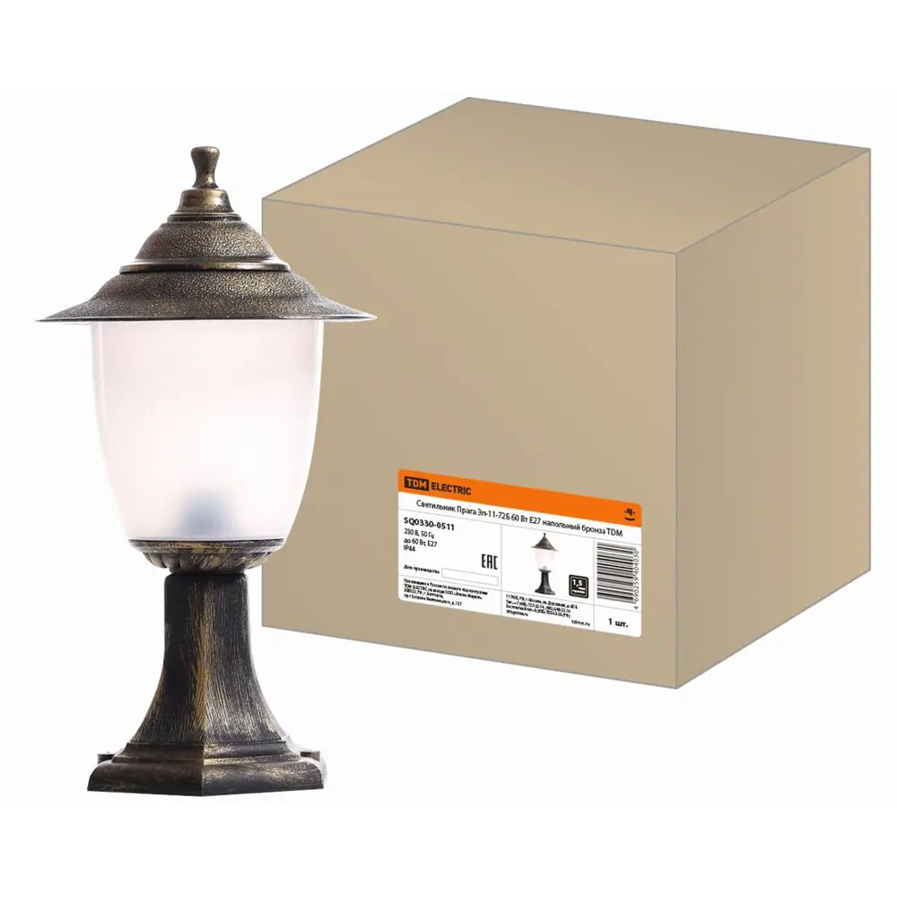 Уличный светильник TDM ELECTRIC «Прага» для сада и парка 82441663 STLM-0027350 - Вид №7