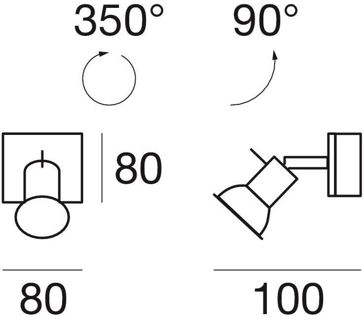 Linea Light Group Светодиодный прожектор из металла Spotty sun-id-1488269 - Вид №5