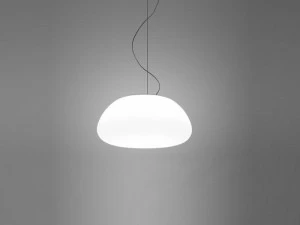 Fabbian Подвесной светильник из стекла Lumi poga