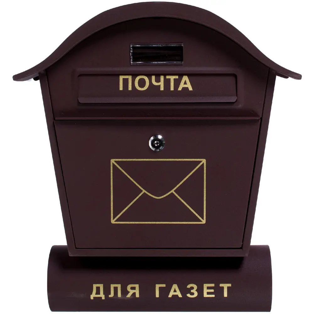 Ящик почтовый Standers YX-M001-BR, стальной, цвет коричневый STLM-2200686 - Вид №2