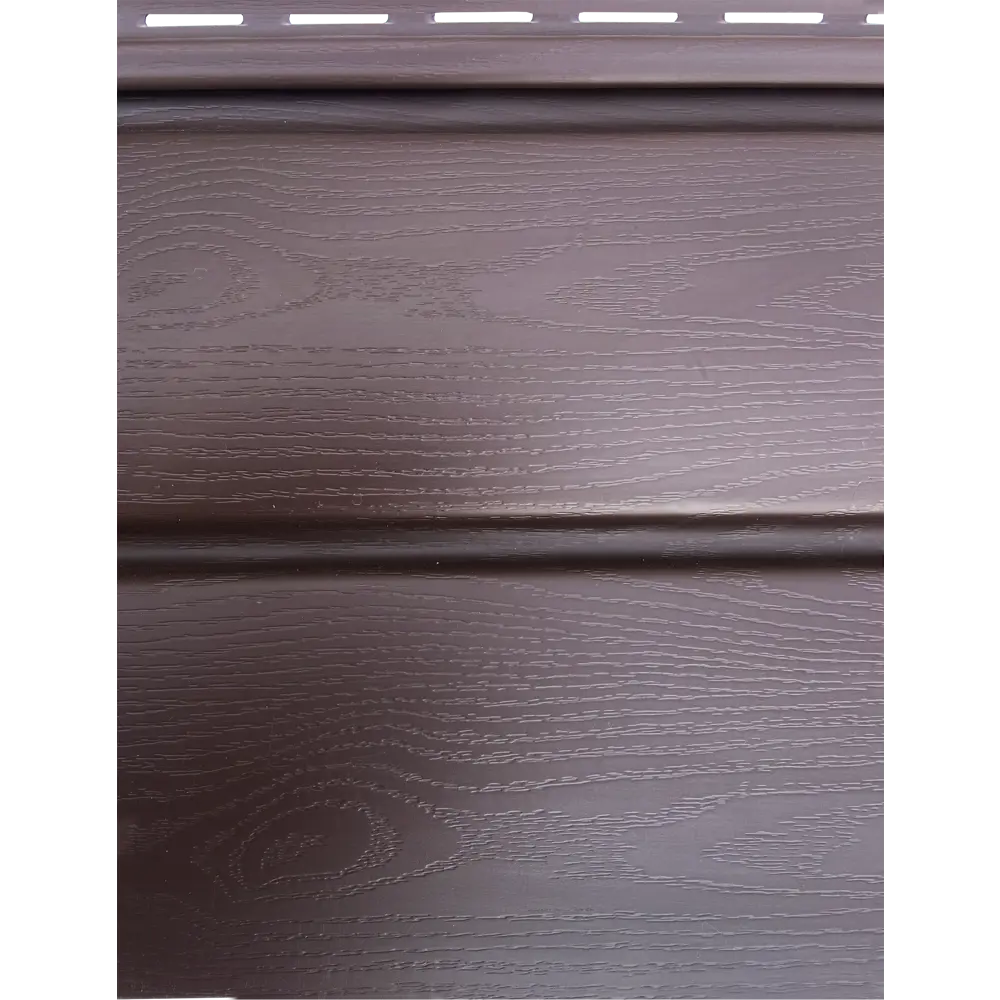 Сайдинг акриловый Grand Line Блок-хаус 3 м Темный дуб 0.61 м² Нет STLM-2162956 - Вид №1