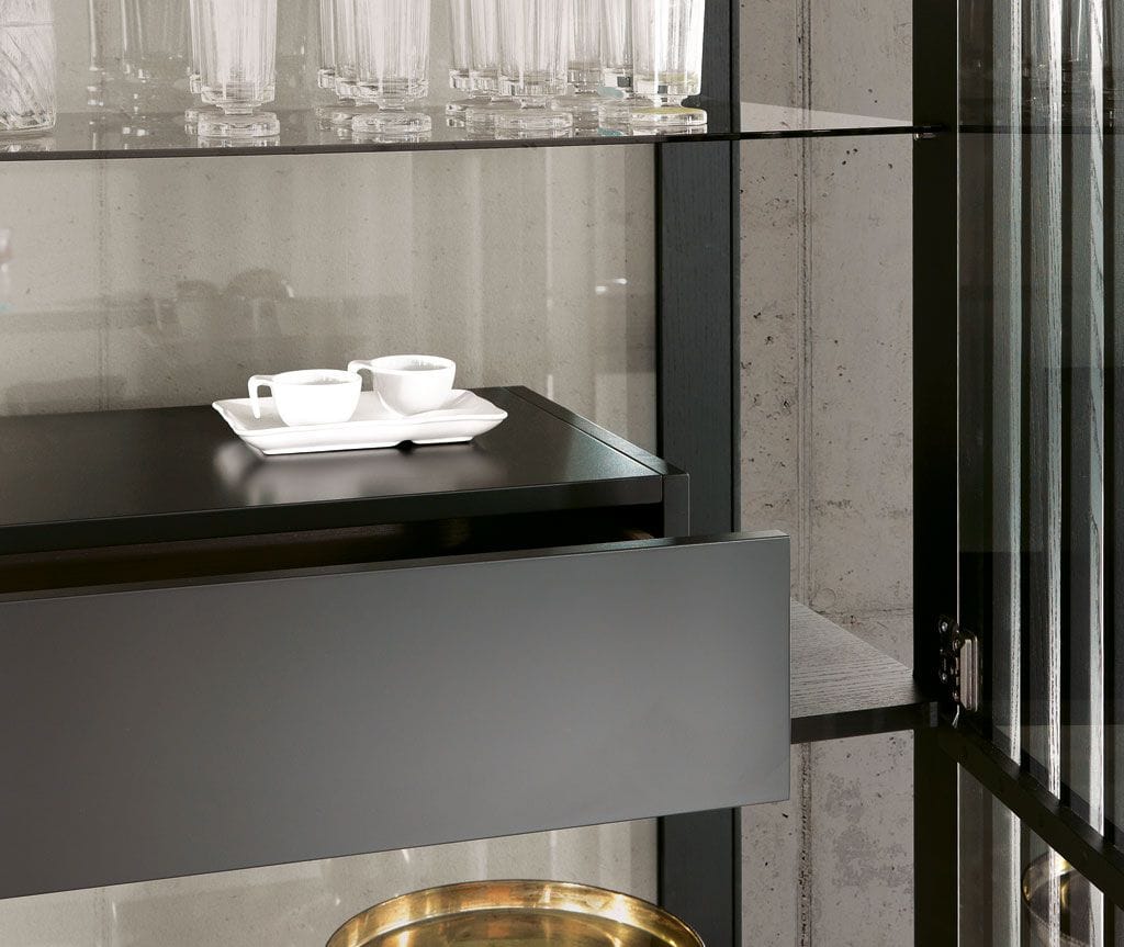 Книжный шкаф / витрина из дерева и стекла Pacini & Cappellini BAY ARCH-00105902 - Вид №6