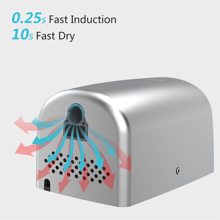 Сушилка для рук из нержавеющей стали AIKE AK2803E_53  - Вид №2