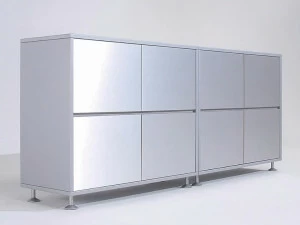 NEWTOM by Ultom Лакированная тумба для офиса с распашными дверцами Prospero