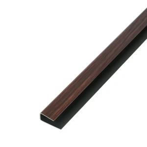 Профиль ПВХ 12x25x2700 мм цвет венге 89346070 STLM-2083556