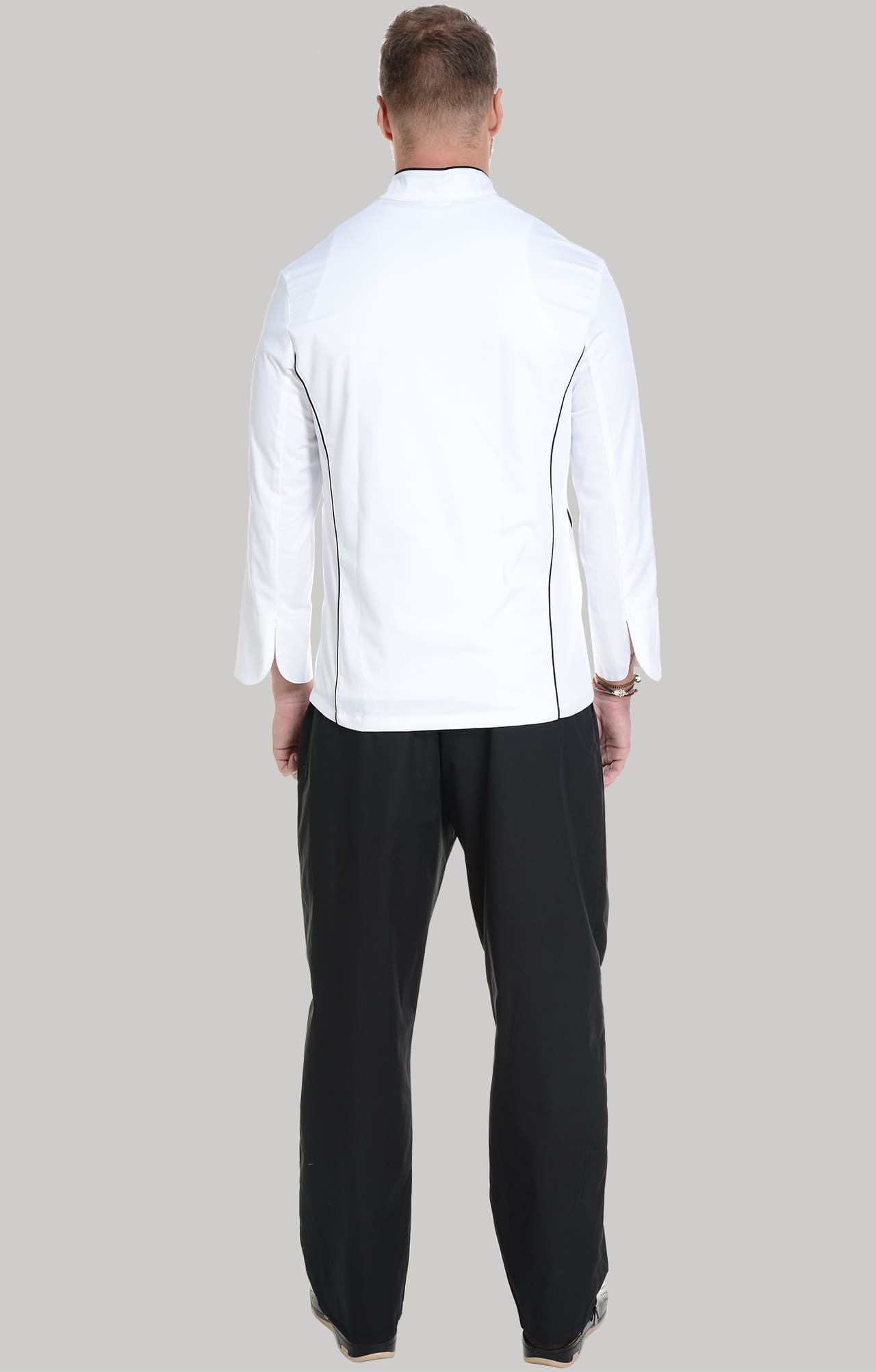 62611 Китель поварской white RICON  Одежда для поваров  размер 42 (XXS)  - Вид №9