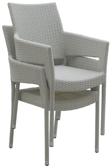 Il Giardino di Legno Штабелируемый садовый стул с подлокотниками Tonga 4303 - Вид №1