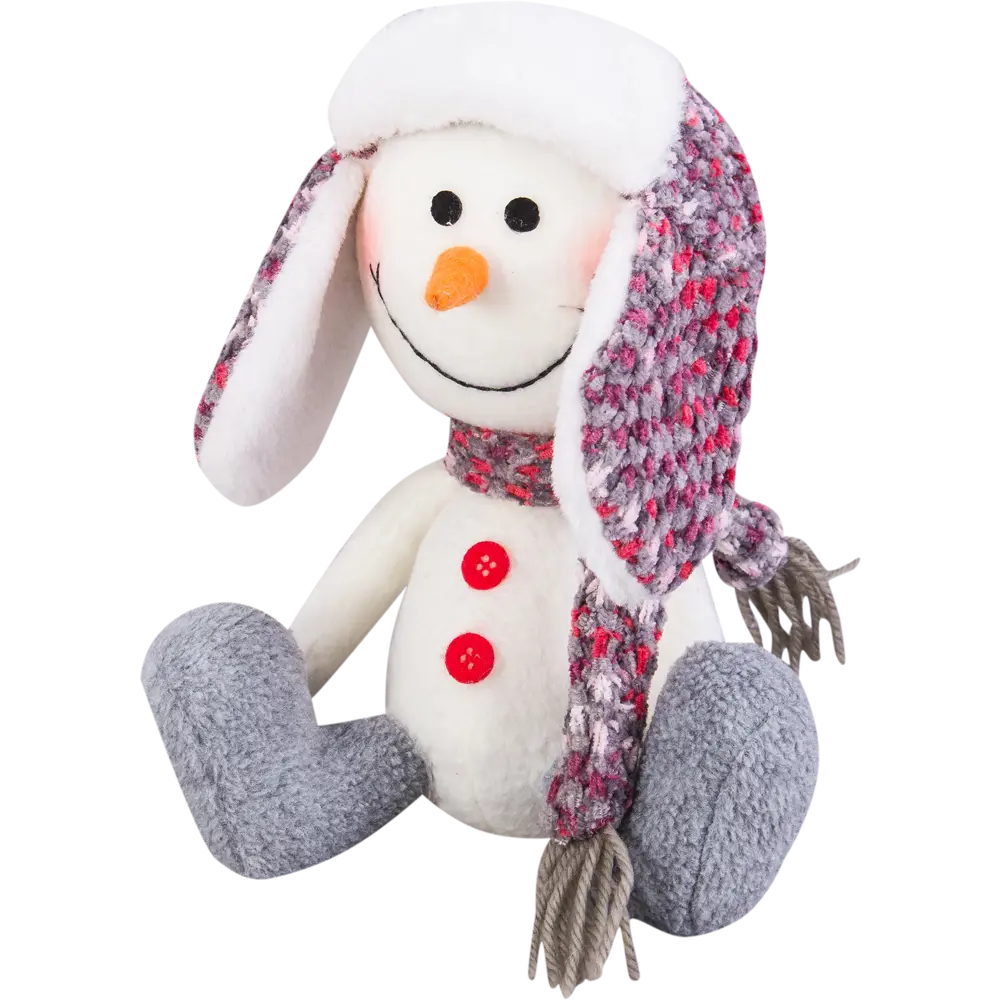 Декоративная фигура «Снеговик в шапке», 20 см 82193497 STLM-2189569 Santreyd  - Вид №1