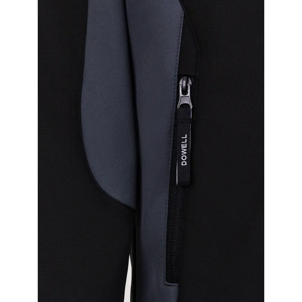 Утепленная рабочая куртка Dowell Softshell D81550 черно-серая XL 89393790 Outdoor STLM-1441176 - Вид №2