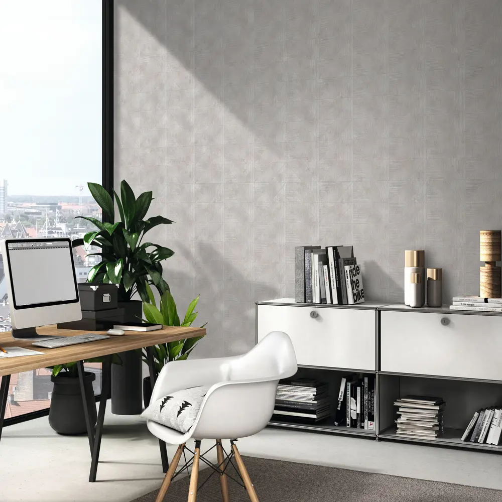 Обои флизелиновые Rasch Tendencia серые 1.06 м 975222 STLM-2133987 - Вид №3