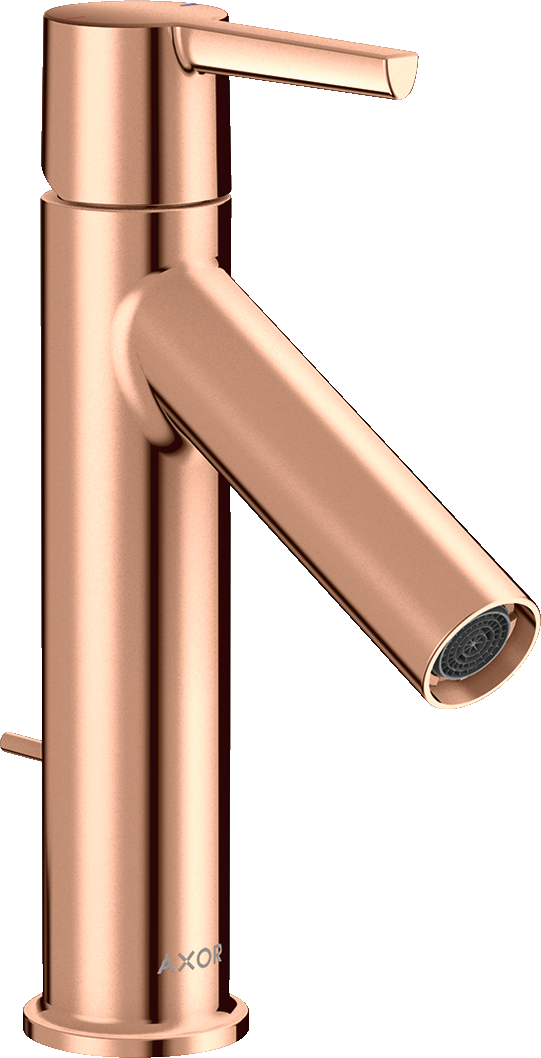 10001300 Смеситель для раковины 100, однорычажный, с рычажной ручкой и сливным гарнитуром AXOR STARCK