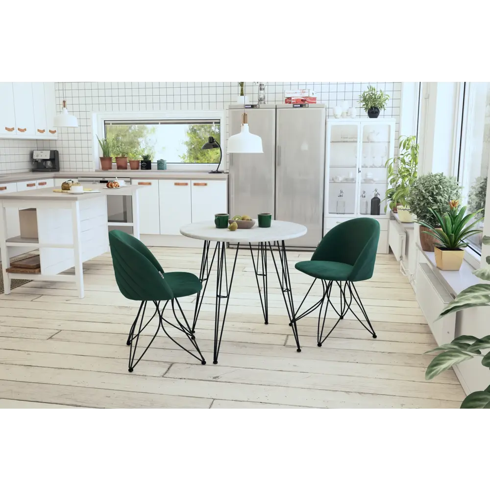 Ножка фигурная высота 730 мм чёрная ELIKOR STLM-2115883 - Вид №1