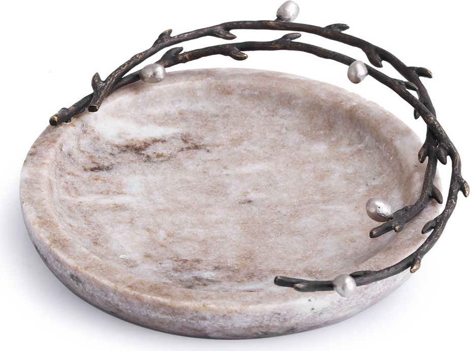 10635875 Michael Aram Чаша малая Michael Aram Верба 17см Мрамор 