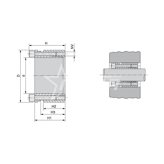 IS3460 Зажимная втулка KLDA022 ISKRA  - Вид №2