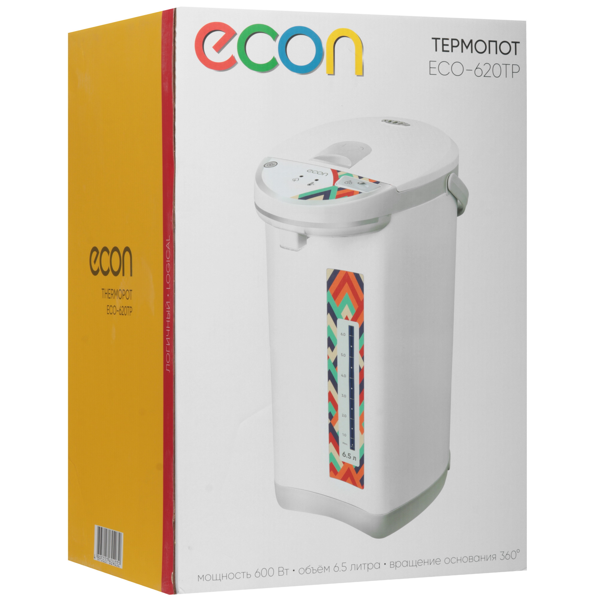 9052757 Термопот Econ ECO-620TP белый STDN-0013621 - Вид №9