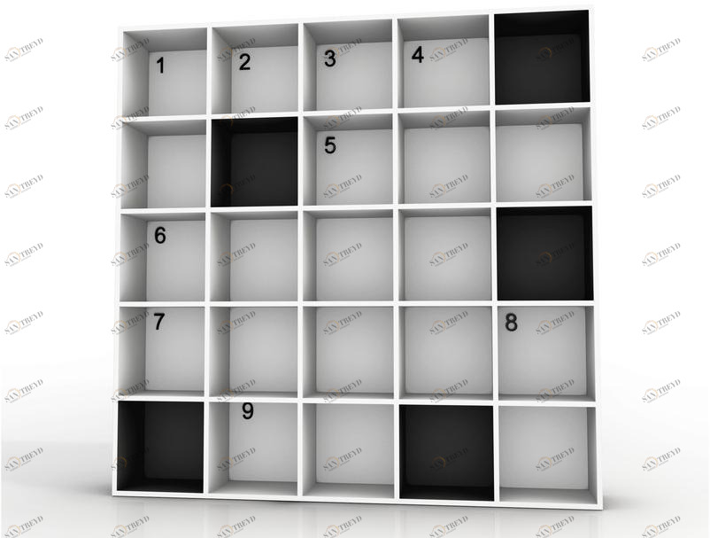 altreforme Открытый книжный шкаф из алюминия Festa mobile, parigi anni venti sun-id-1468185